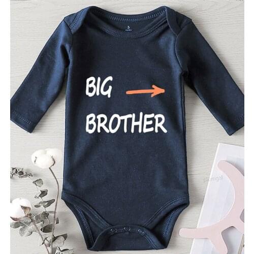 Toddler Jumpsuits Clothing for Babies Winter Baby Boy Clothes Big Brother Infant Clothing Kids' Things Newborn Girl Outfit