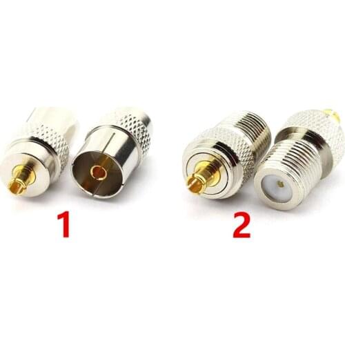 JX connector IEC TV/F to MCX adapter for DVB-TV antenna
