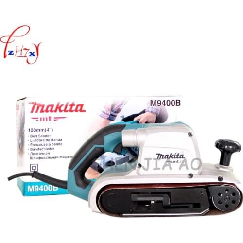 M9400B Portable Power Tools Belt Machine Belt Sander High Power Wood Furniture Paint Grinding Machine 220V 1PC
