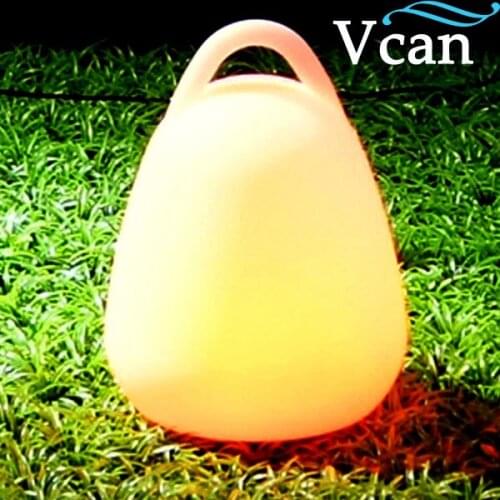 Colour Changing remote control outdoor garden decoration glowing flashing lamp hand light