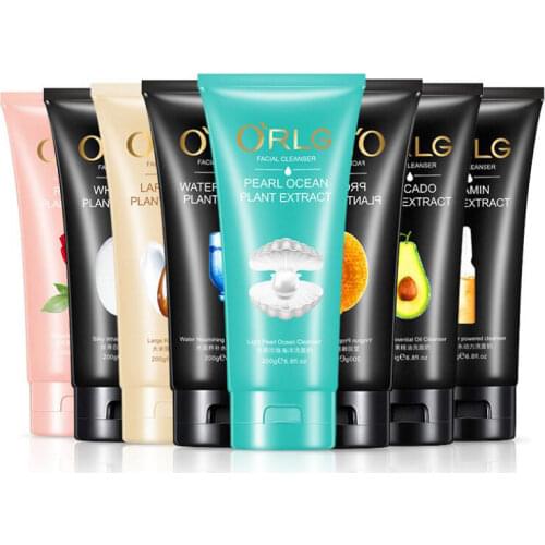 Facial Cleanser Oil Control Moisturizing Nourishing Whitening Face Wash Deep Cleaning Skin Care 1pc