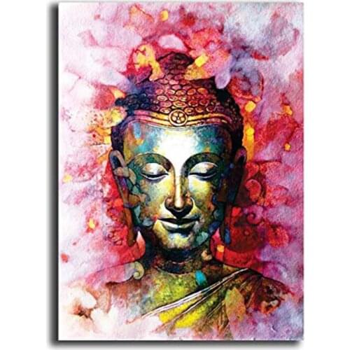 Full 5D DIY Square/Round Drill Diamond Painting Embroidery Kit"Buddha statue"Mosaic Cross Stitch Stickers Decor Gift XY402
