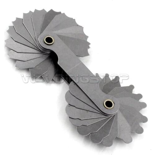 Radius gage Gauge Fillet set R1-6.5mm Concave Convex arc end internal external