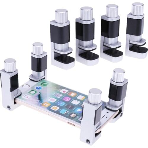 2/4 pcs Adjustable Aluminum Clip Fixture Mobile Phone LCD Display Screen Fastening Clamp for Cell Phone Tablet Repair Tools Kit