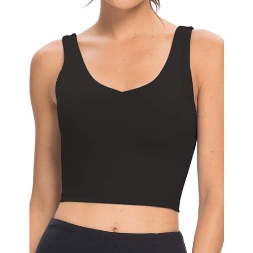 Sports Bras Womens Summer Camis Tanks Tops Sleeveless Cotton Bustier Unpadded Bandeau Bra Vest Crop Top Seamless Bralette Tees