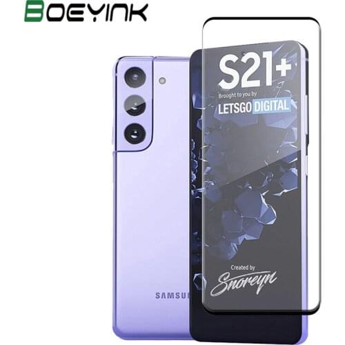 Full Glue 3D Tempered Glass For Samsung Galaxy S21 Ultra 5G Screen Protector S20 + 5G Protective Film For Samsung S21 Plus 5G