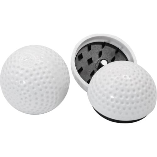 1Pcs Golf Styling Plastic Weed Grinder 43MM/1.7inch Creativity Spice Herb Tobacco Grass Grinder for Smoking Weed Accessories