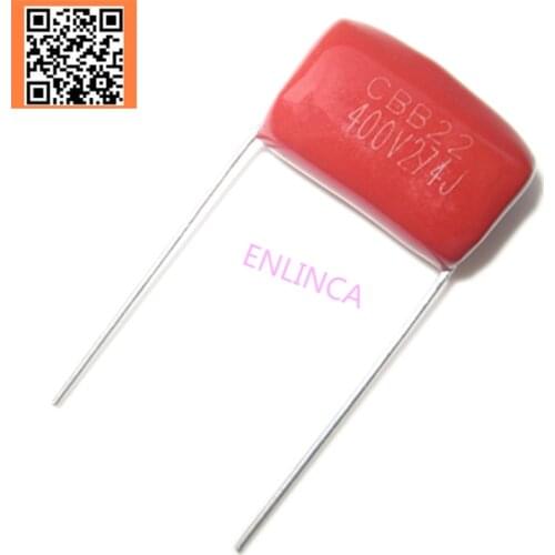 10pcs 400V 270NF 0.27UF 274J 330NF 0.33UF 334J Pitch 10mm 0.47UF 474J Pitch 15mm 400V 5% DIP CBB Polypropylene film capacitor