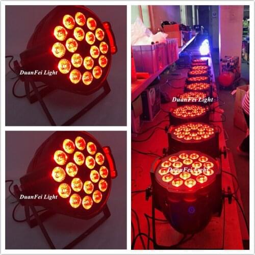 20 pieces 18x12w par led rgbw high quality par 64 led super bright led rgbw par