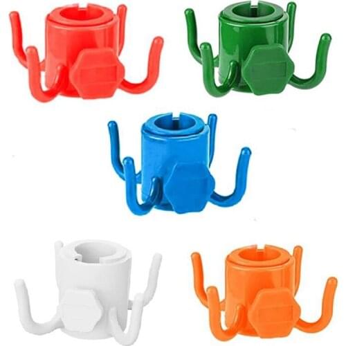 5 Pcs Beach Umbrella Hanging Hook,4 Prongs Beach Umbrella Hanging Hook, Adjustable Plastic Umbrella Hook For Travel