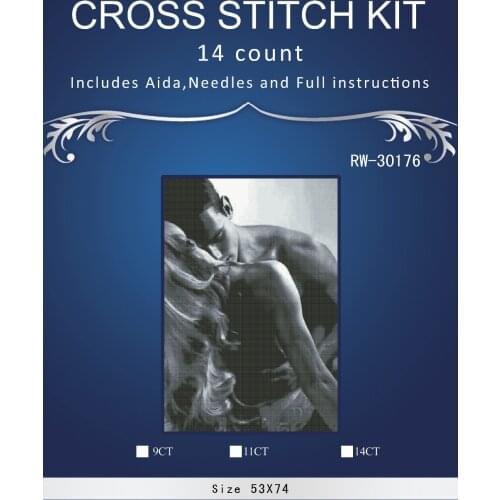 6138 14CT Free Delivery Top Quality Lovely Counted Cross Stitch Kit romantic dimensions Cross stitch sets . embroidery kits