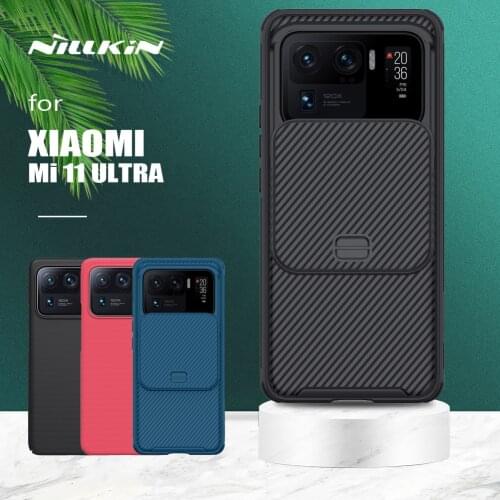 For Xiaomi Mi 11 Ultra Case Nillkin CamShield Slide Camera Case Frosted Shield Textured Cover for Xiaomi Mi11 Mi 11 Ultra Case