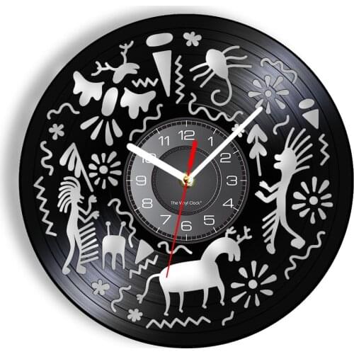 Imaginative Graffiti Decorative Wall Clock Childs Imagine Magic World Alien Species Laser Cut Vinyl Wall Watch Nursery Decor