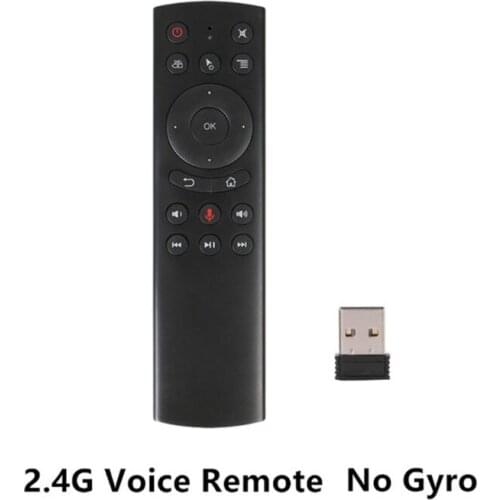 G20S 2.4G Wireless Air Mouse Gyro Voice Control Sensing Universal Mini Keyboard Remote Control For PC TV Box