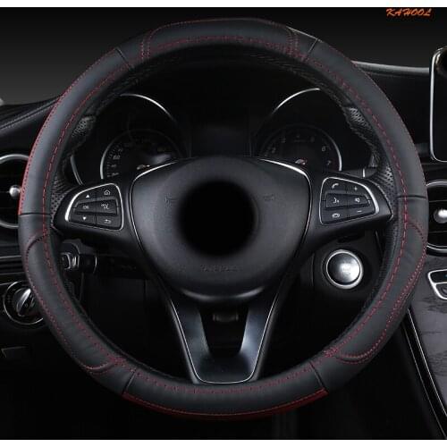 KAHOOL Leather Car Steering Wheel Cover For Infinitis Q30 Q50 FX35 QX50 QX56 QX60 QX70 FX G25 G37
