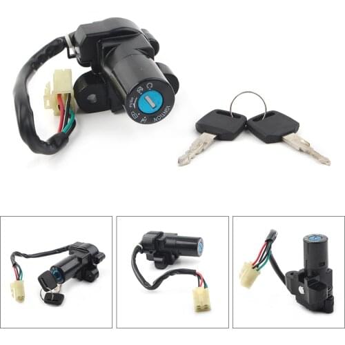 Motorcycle Ignition Switch Kit Assembly 2 Keys For SUZUKI GS500 GSX600 DR650 1990-1996 GS500 1988-2000 GSXR 750 1985-1992