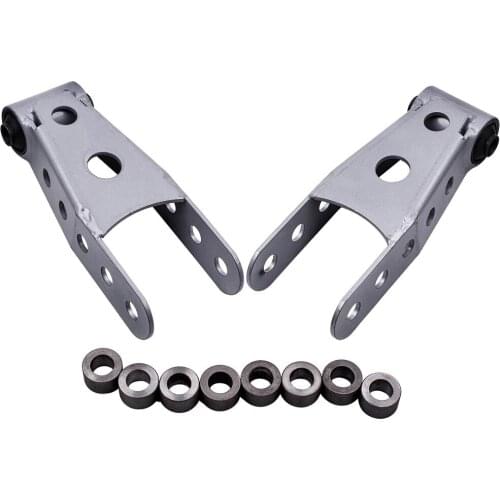 Rear 2"-3" inch Lowering Drop Shackles Kit for Chevy Silverado 1500 LS Crew X1