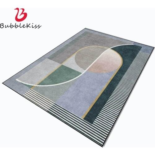 Bubble Kiss Nordic Style Carpet for Home Living Room Geometric Pattern Bedroom Rug Non-Slip Bedside Decor Customzied Floor Mat