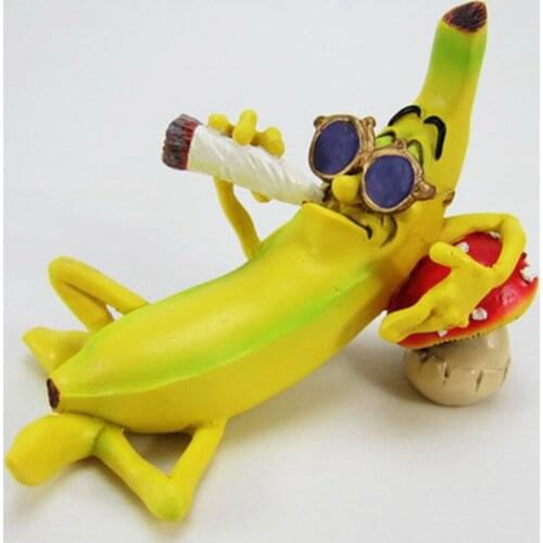 Creative Miniature Home Decoration Accessories Bar Home Decor Crafts Handmade 3D Resin Banana Model Ornaments Boyfriend Gifts