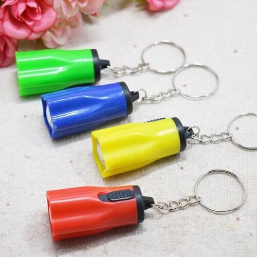Mini LED Flashlight Key Rings Plum Flashlight Keychain Torch Light Kids Toy Gift Glow Party Birthday Toy Gift Prize