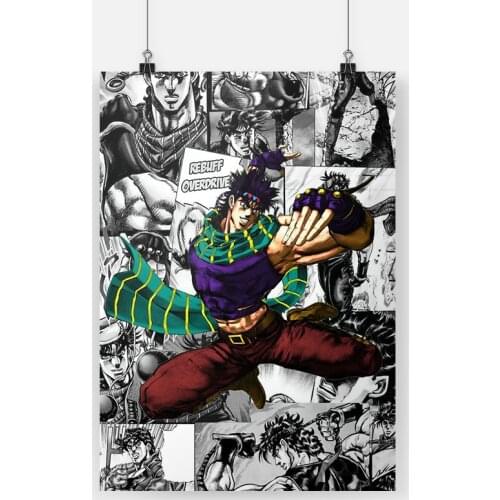 Canvas Prints Joseph Joestar Poster Wall Art Jojo S Bizarre Painting Living Room Picture Cartoon Role Home Decor Cuadros Modular