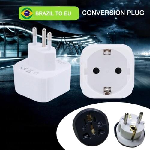 New face value European to Brazil small plug/high-power travel socket/business travel hotel travel adapter