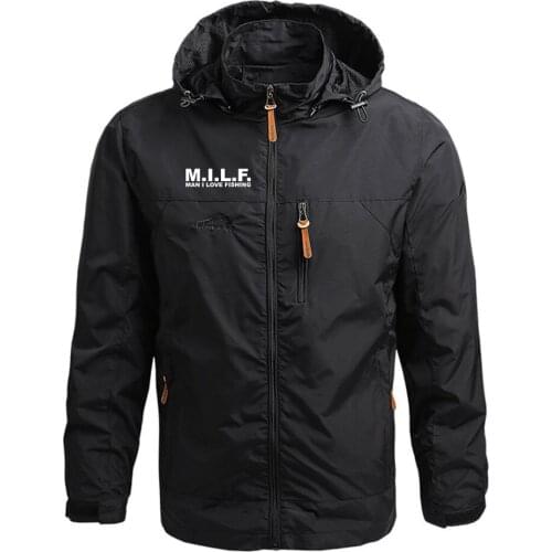 2021 New Milf Man I Love Fishing Warm Printing Harajuku Zipper Cardigan Hooded Sweatshirts Comfortable Jackets Hoodies Coats