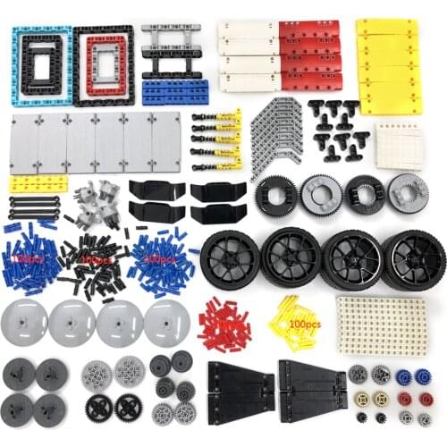 642Pcs DIY Educational Parts For Standard Building Block Brands Brain-Training Toy For Children Educational Toys - Random Color