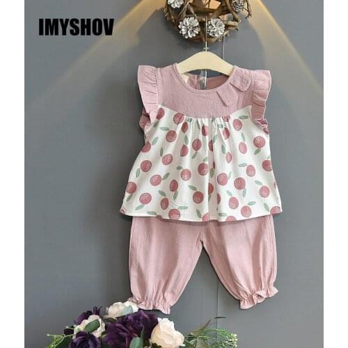 Little kids Clothes For Girls Summer Clothing Sets 2020 Toddler Girl Outfits Boutique Korean Baby Children Shorts Tops 2-6 Years