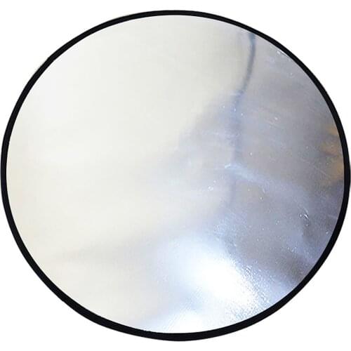 High Temperature Fireproof Mat Aluminum Foil Fiber Round Barbecue Mat Heat Insulation Ash Mat for Barbecue Garden Supplies