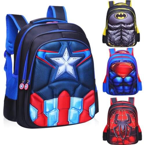 European and American popular 3D cartoon childrens school bags For Girls Boys Travel backpack In Primary Waterproof schoolbags