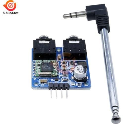 TEA5767 5V FM Stereo Radio Module for Arduino Radio 76-108MHZ With Antenna 76-108MHZ