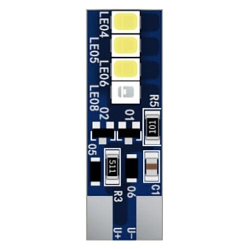 1Pc Car LED Board Dynamic Light Panel Blue White Van Reversing Lamp Turn Signal Light T10 Caravan Clearance Lamp Accessories