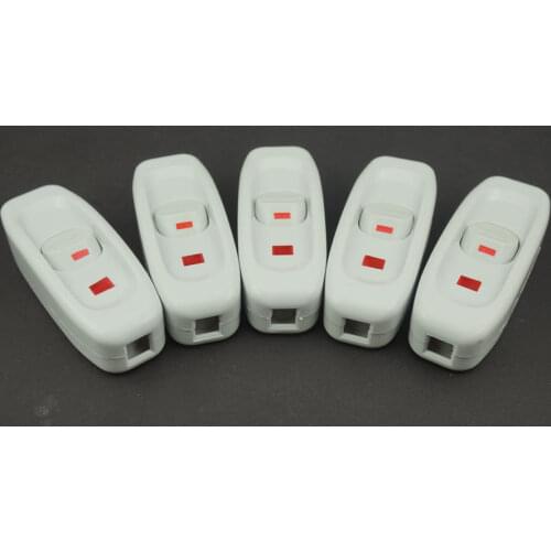 Inline On/Off Table Lamp Desk Light Cord Switch 110~250V Max10A & Lights