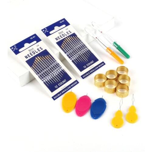 High Quality 1pcs Elderly Convenient Use Threader Thread Guide Tool Random Color Automatic Easy Sewing Needle Device