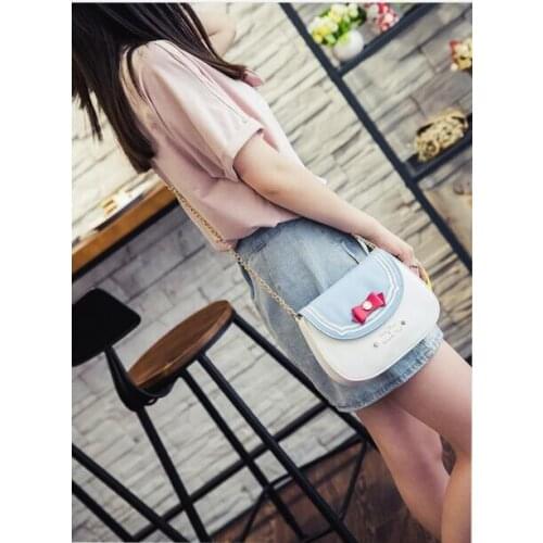 1 piece 20Y Limited Sailor Moon luna Ladies Handbag Black White Cat Moon Women Messenger Crossbody Bag