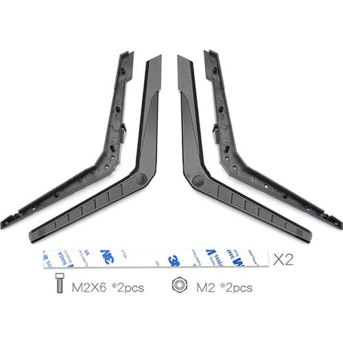 1 pair Snorkel Kit Car Simulation for 1/10 Traxxas TRX4 G500 TRX6 G63 Brabus RC Crawler Car Accessories