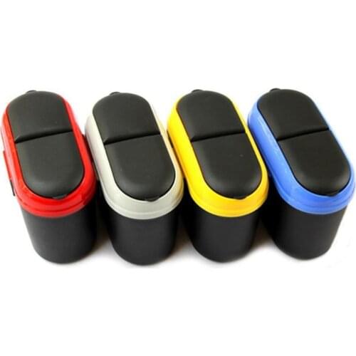 1Pc PortableTravel Car Trash Dustbin Rubbish Mini Bin Can Home Auto Car Mini Trash Rubbish Bin Can Storage Holder Dust Case