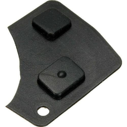 2 Button Car Remote Key Fob DIY Repair Kit Switch Rubber Pad for Toyota Yaris