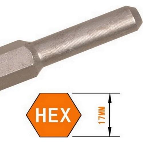 Free shipping 4PCS/SET HEX shank 17*280mm electric Hammer chisel for concrete/brick/wall/tile slotting drilling