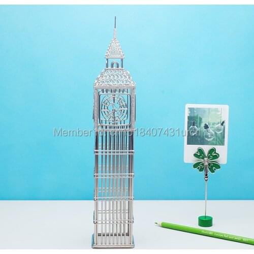 FREE SHIPMENT J35/J35S BIG BEN DECORATION/STATUES/MODEL STAINLESS HAND-MADE ART CRAFTS WEDDING&BIRTHDAY&HOME&OFFICE&GIFT&PRESENT