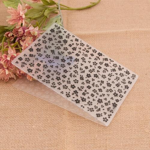 KLJUYP Flowers Plastic Embossing Folders for DIY Scrapbooking Paper Craft/Card Making Decoration Supplies