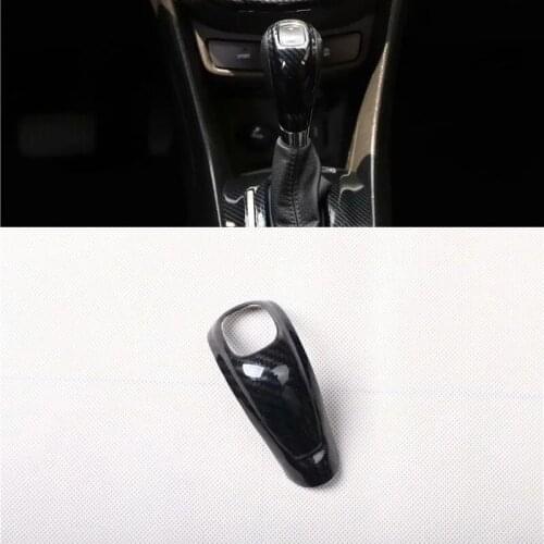 For Buick Encore 2013-2015 1PC Car Gear Shift Knob Cover Trim Carbon Fiber ABS Car Styling Accessories