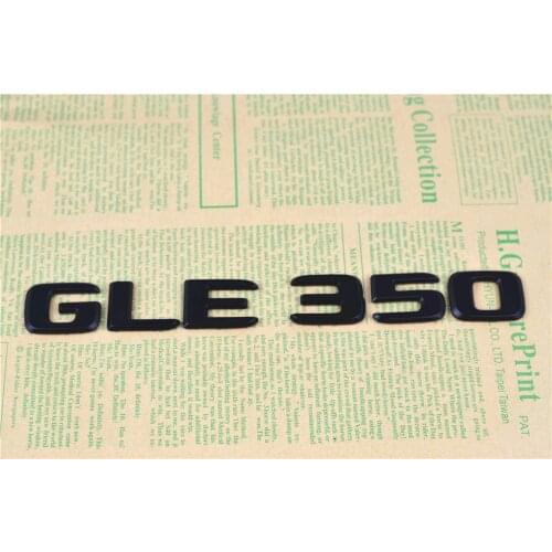 Emblem Badge Decal Trunk Rear ABS for Mercedes Benz GLE350 GLC43 GLC350 GLC63 GLE63 GLC300 Matt Black Car Exterior Stickers