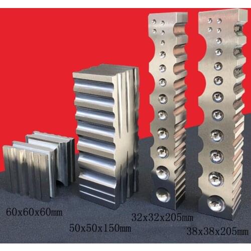 Jewellery making Stainless Steel channelDapping Block Square Metal Forming Cavities Grooves Square Dapping Block