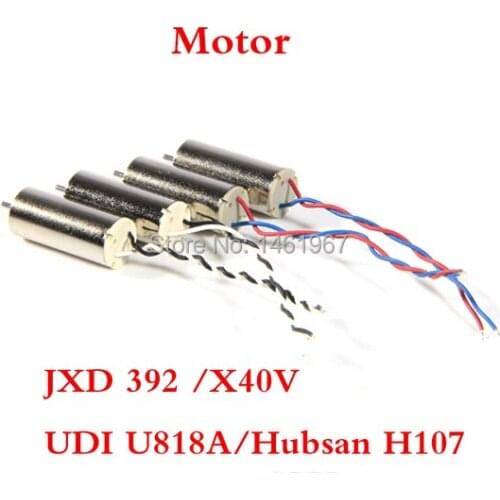 JXD 392 X40V U818A H107 RC Quadcopter Spare Parts 820 Motor Wholesale JXD 392 Motor