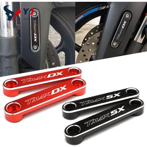Logo "DX/SX" CNC Aluminum Accessories For Yamaha T-max 530 Tmax530 DX SX Motorcycle Front Axle Frame Side Plate Decorative Cover