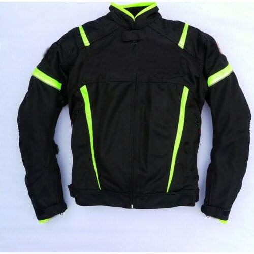 Motorcycle Riding Jacket for Suzuki Racing Summer Mesh Jacket with Protectors and Windproof Lining