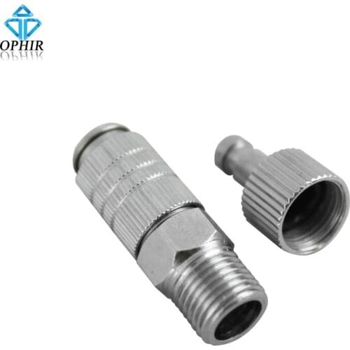 OPHIR 1/8 & 1/8 Airbrush Quick Couple Adapter Quick Couples for Airbrush Airbrushing Cake Tools _AC112