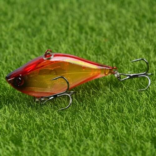 LINGYUE 1PCS ABS Plastic Sinking Fishing Lures 6cm/13.5g Hard Vib Lures Long Shot Crankbaits Wobblers For Bass Pike Cark Bait
